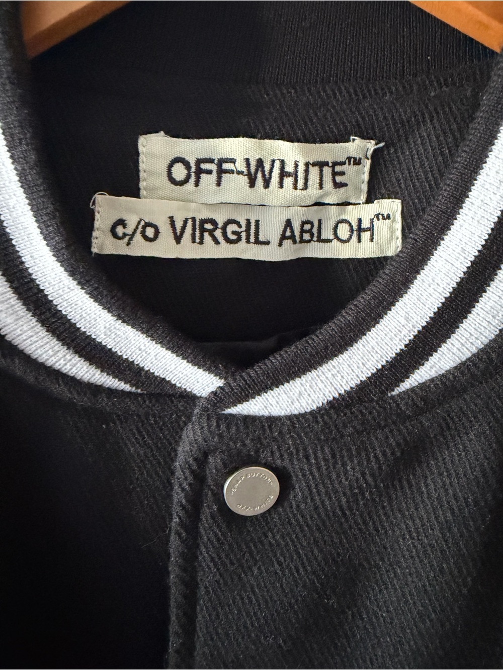 Limited Edition Virgil Abloh Off-White Varsity Jacket - Picture 3 of 9